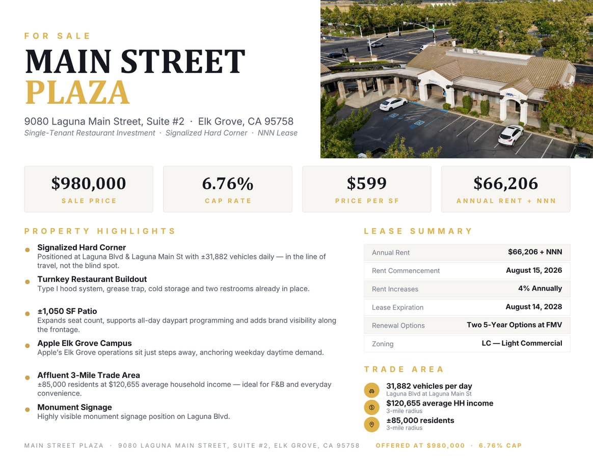 9080 Laguna Main St, Elk Grove, CA 95758 - Lot 2 - - Photo intérieure - Image 2 of 2