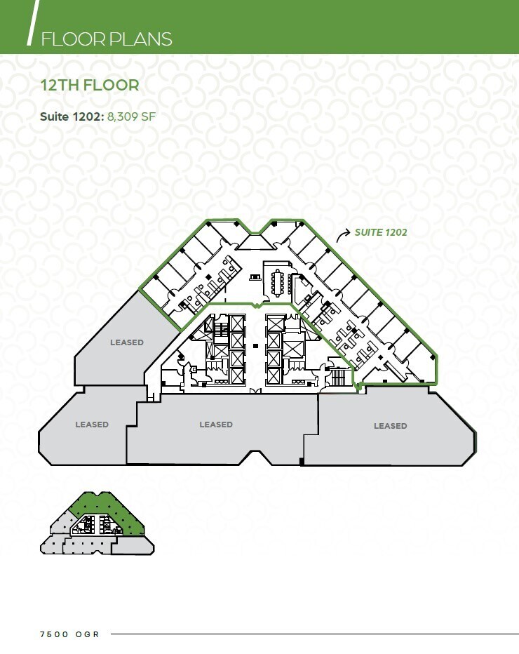 7500 Old Georgetown Rd, Bethesda, MD à louer Plan d’étage– Image 1 sur 1