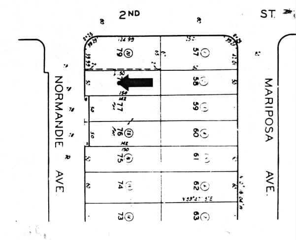 208 S Normandie Ave, Los Angeles, CA à vendre - Plan cadastral – Image 2 sur 7