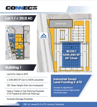 Plus de détails pour E 470, Aurora, CO 80013, Aurora, CO - Industriel/Logistique à louer