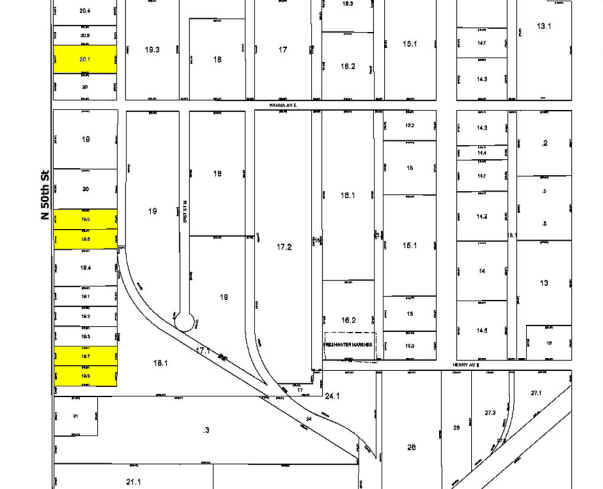 5711 N 50th St, Tampa, FL à louer - Plan cadastral – Image 2 sur 11