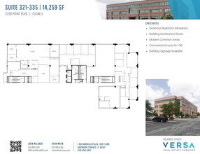 2250 Point Blvd, Elgin, IL à louer Plan d’étage– Image 2 sur 2