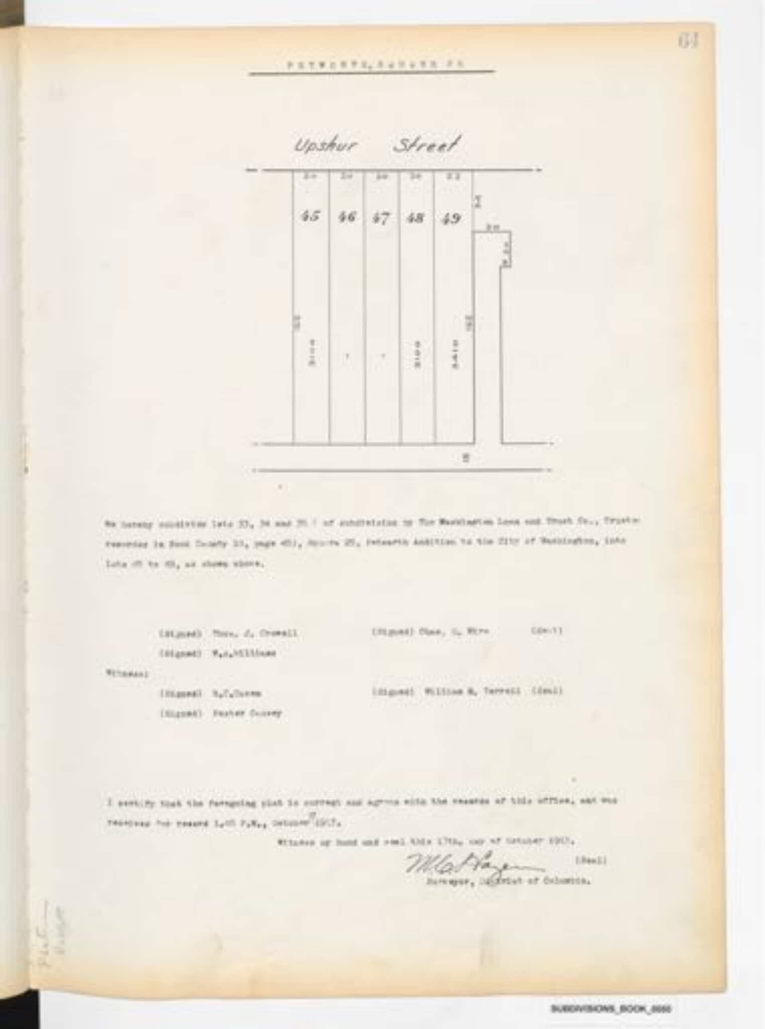 812 Upshur St NW, Washington, DC à louer Plan de site– Image 1 sur 1