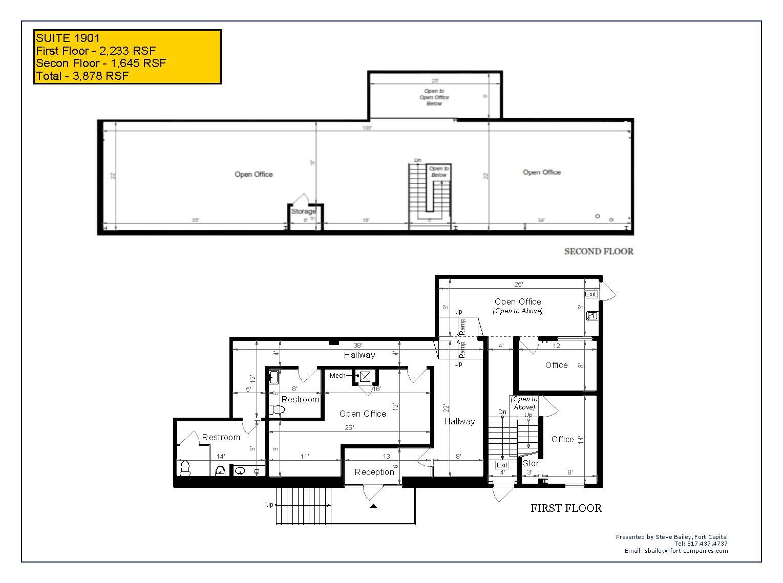 1901-1923 Windsor Pl, Fort Worth, TX à louer Plan d’étage– Image 1 sur 1