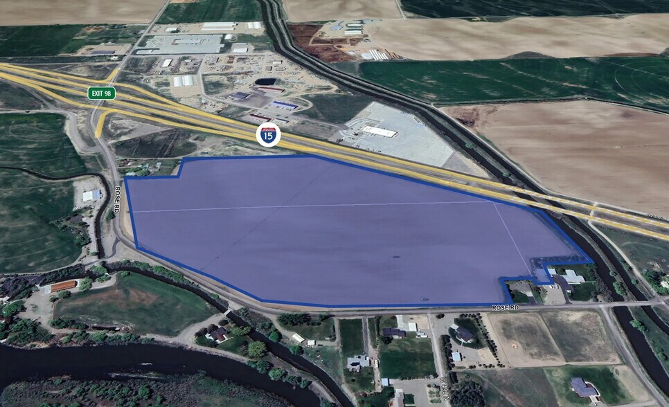 TBD Rose Rd, Blackfoot, ID à vendre - Aérien – Image 2 sur 7