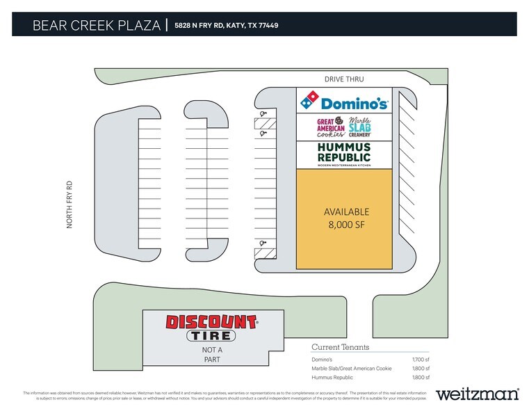 5828 Fry Rd, Katy, TX à louer - Plan de site – Image 2 sur 6