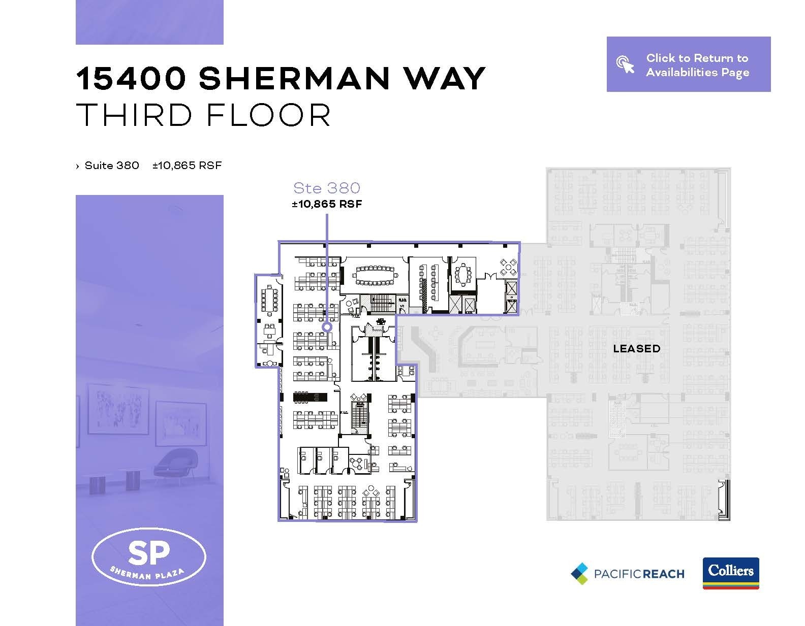 15400 Sherman Way, Van Nuys, CA à louer Plan d’étage– Image 1 sur 1