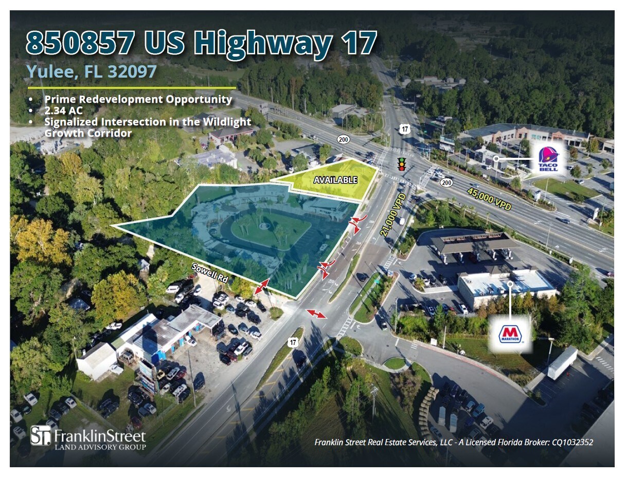 850857 US Highway 17, Yulee, FL à vendre Photo principale– Image 1 sur 6