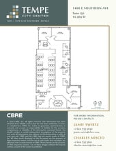 1400 E Southern Ave, Tempe, AZ à louer Plan d’étage– Image 1 sur 16