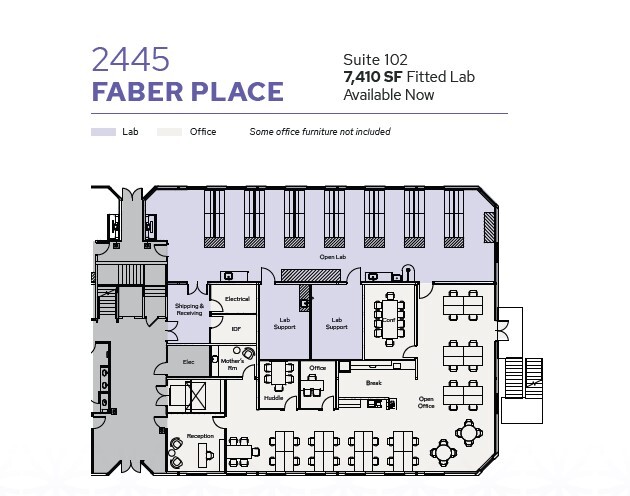 2445 Faber Pl, Palo Alto, CA à louer Plan d’étage– Image 1 sur 1