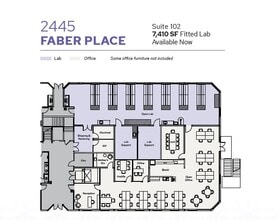 2445 Faber Pl, Palo Alto, CA à louer Plan d’étage– Image 1 sur 1