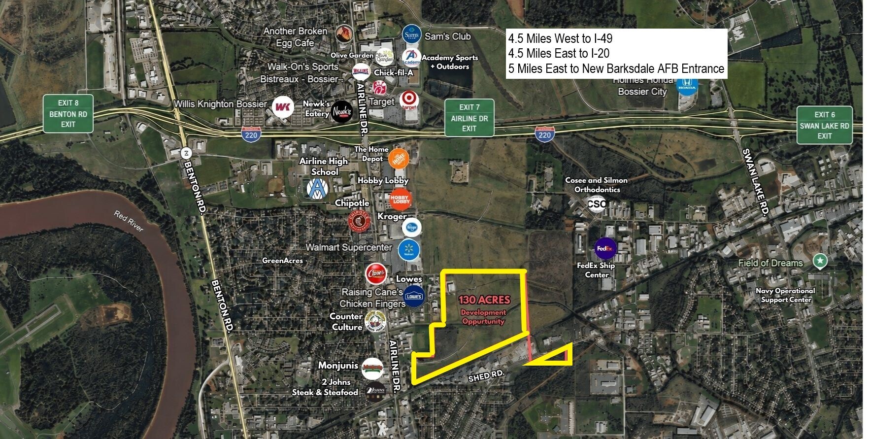 Plantation Drive Dr, Bossier City, LA à vendre Photo de l’immeuble– Image 1 sur 9