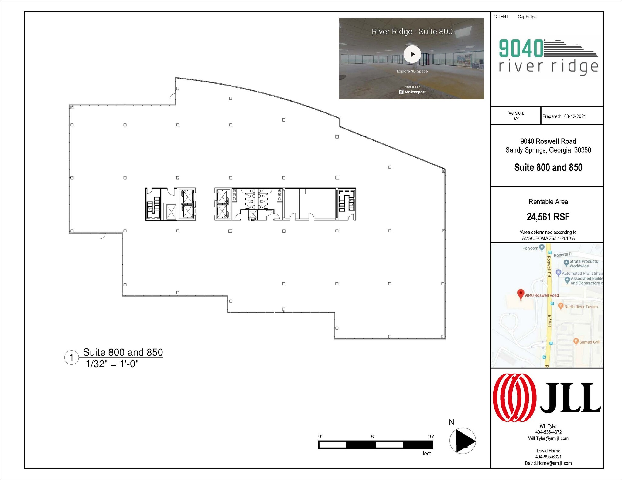 9040 Roswell Rd, Atlanta, GA à louer Plan d’étage– Image 1 sur 3
