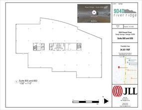 9040 Roswell Rd, Atlanta, GA à louer Plan d’étage– Image 1 sur 3