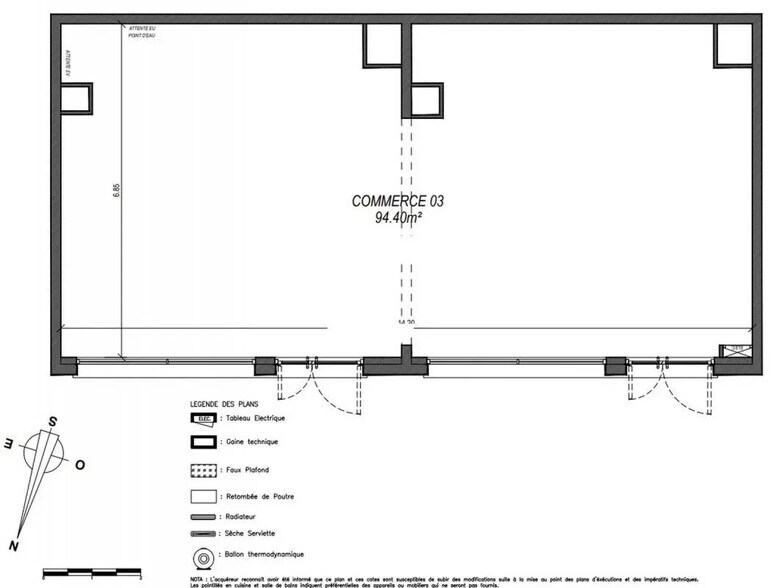 Local commercial dans Cucq à vendre - Plan d’étage – Image 2 sur 2