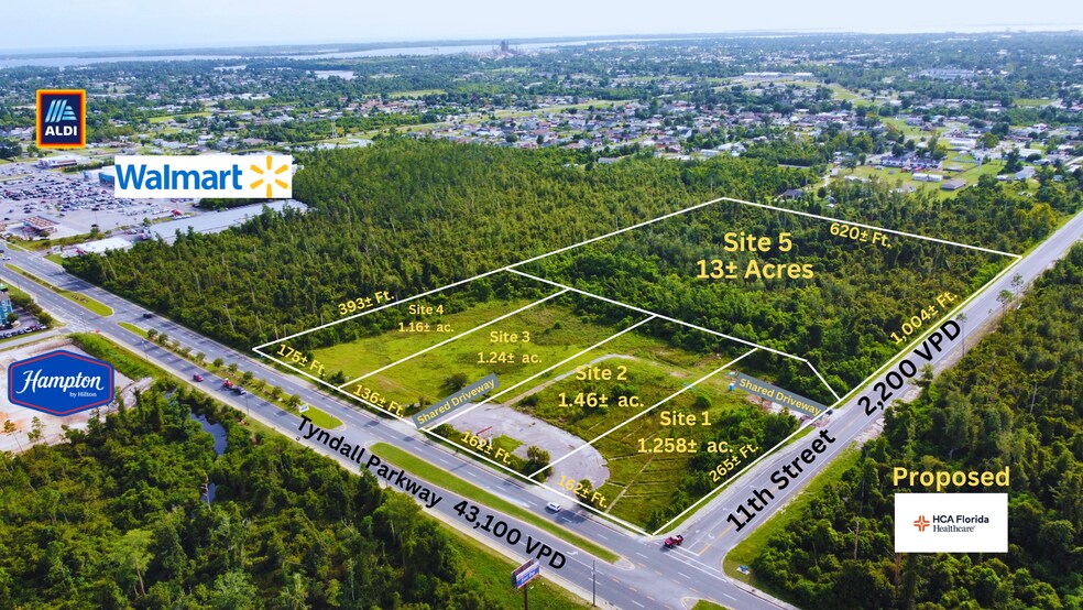 1023 N Tyndall Pky, Panama City, FL à vendre - Photo de l’immeuble – Image 2 sur 6