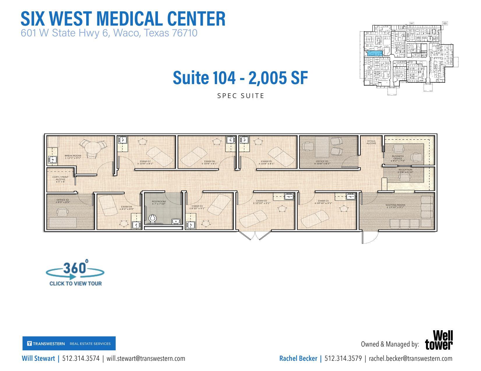 601 W State Highway 6, Waco, TX à louer Plan d’étage– Image 1 sur 1