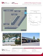 210 W Arrow Hwy, San Dimas, CA à louer Plan de site– Image 1 sur 2