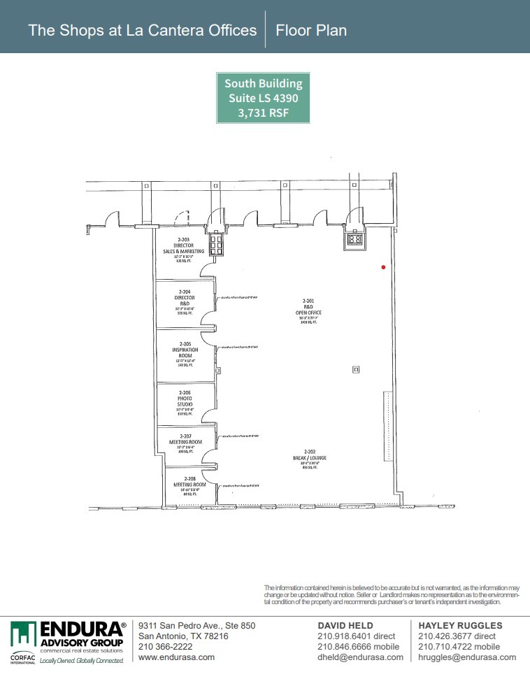 15900 La Cantera Pky, San Antonio, TX à louer Plan d’étage– Image 1 sur 1