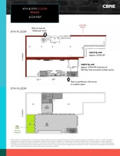 1309-1313 F St NW, Washington, DC à louer Plan d’étage– Image 1 sur 1