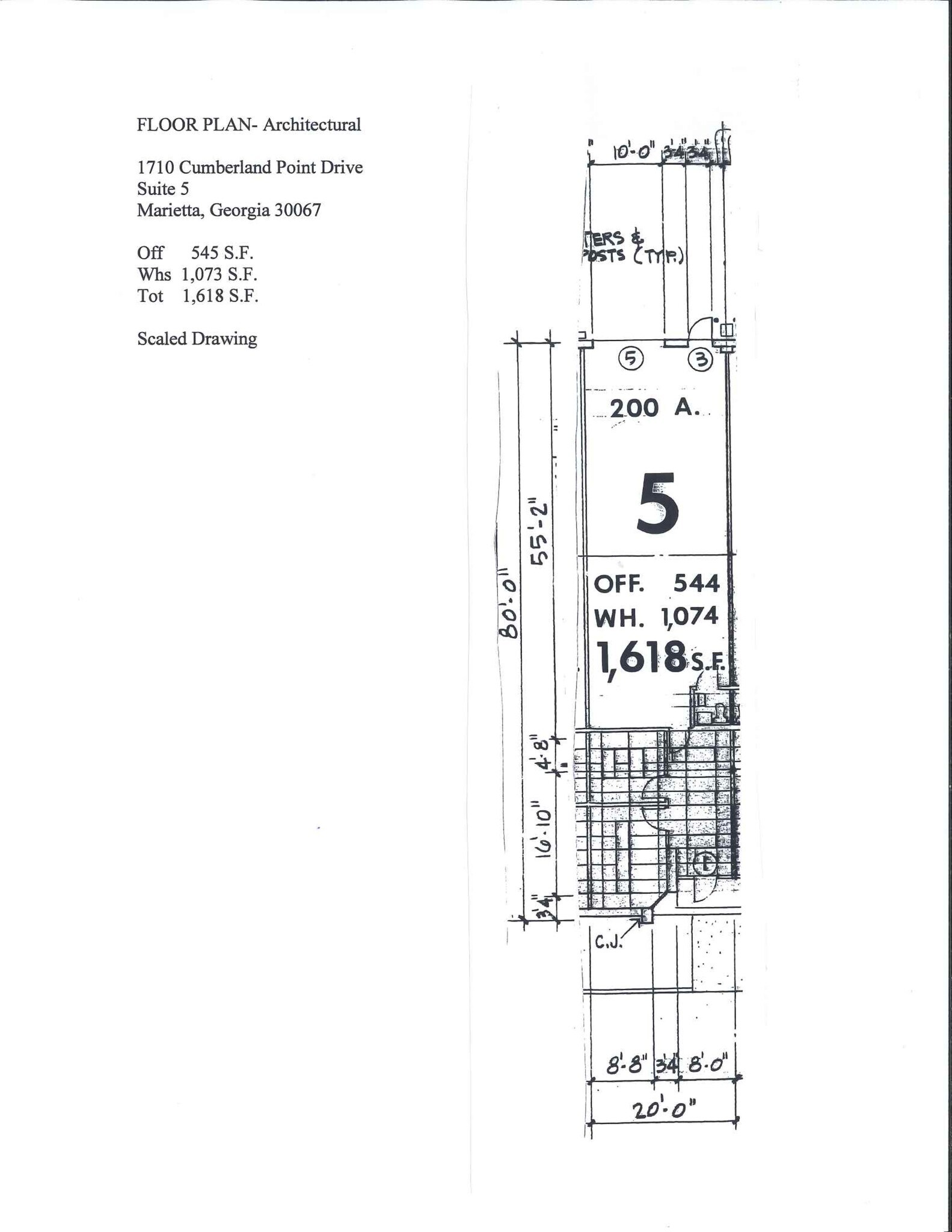 1710 Cumberland Point Dr SE, Marietta, GA à louer Plan de site– Image 1 sur 1