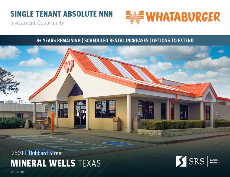 2503 E Hubbard St, Mineral Wells, TX à vendre - Photo principale – Image 1 sur 3