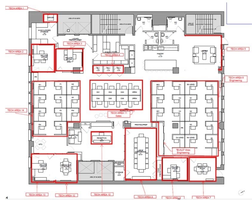 131 W 35th St, New York, NY à louer Plan d’étage– Image 1 sur 6
