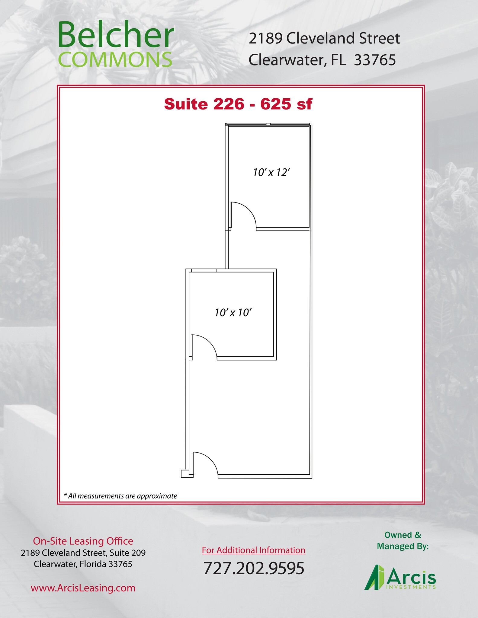 50 S Belcher Rd, Clearwater, FL à louer Plan de site– Image 1 sur 1