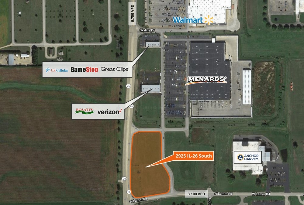 2925 Illinois Route 26 S, Freeport, IL à louer Aérien– Image 1 sur 4