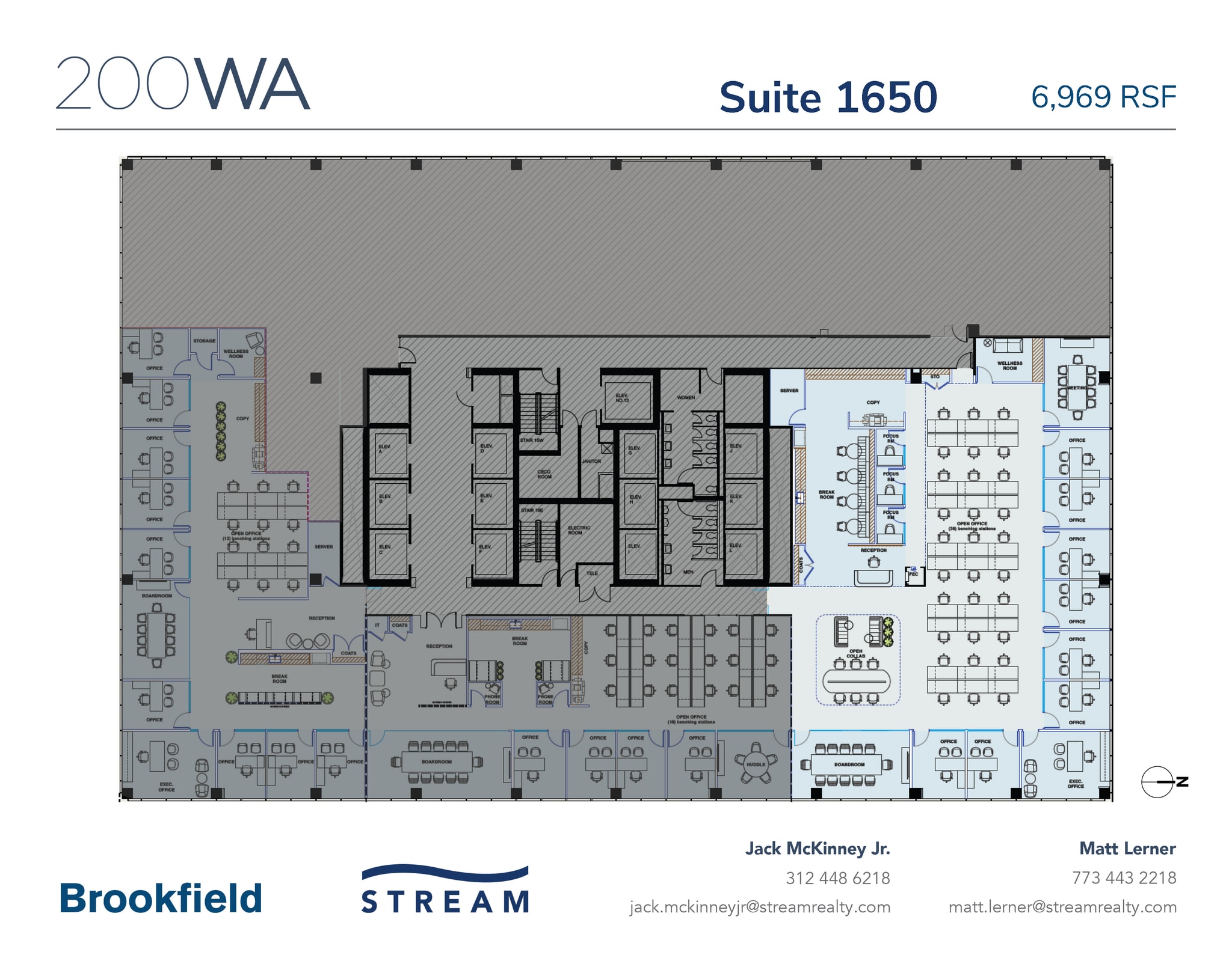 200 W Adams St, Chicago, IL à louer Plan d’étage– Image 1 sur 1