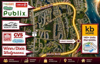 Plus de détails pour Shores Blvd, Saint Augustine, FL - Terrain à vendre