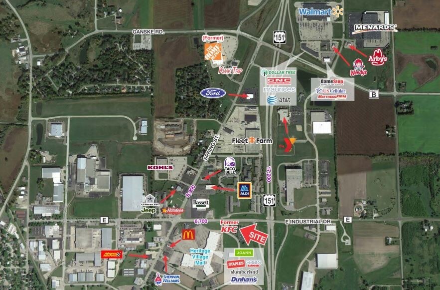 203 Industrial Dr E, Beaver Dam, WI à louer - Aérien – Image 2 sur 4