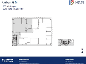 233 N Michigan Ave, Chicago, IL à louer Plan d’étage– Image 1 sur 1