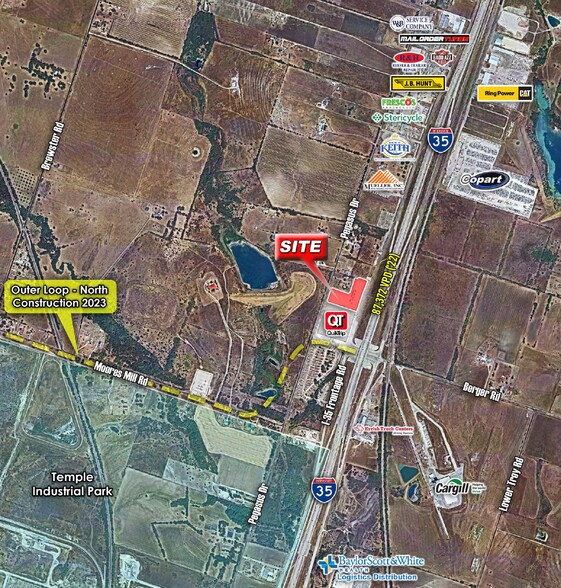 NWC of IH-35 and Hart Road, Temple, TX à vendre - Photo principale – Image 2 sur 3