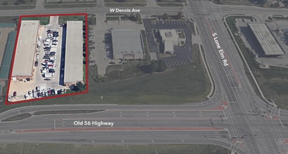 1125-1147 W Dennis Ave, Olathe, KS - VUE AÉRIENNE  vue de carte