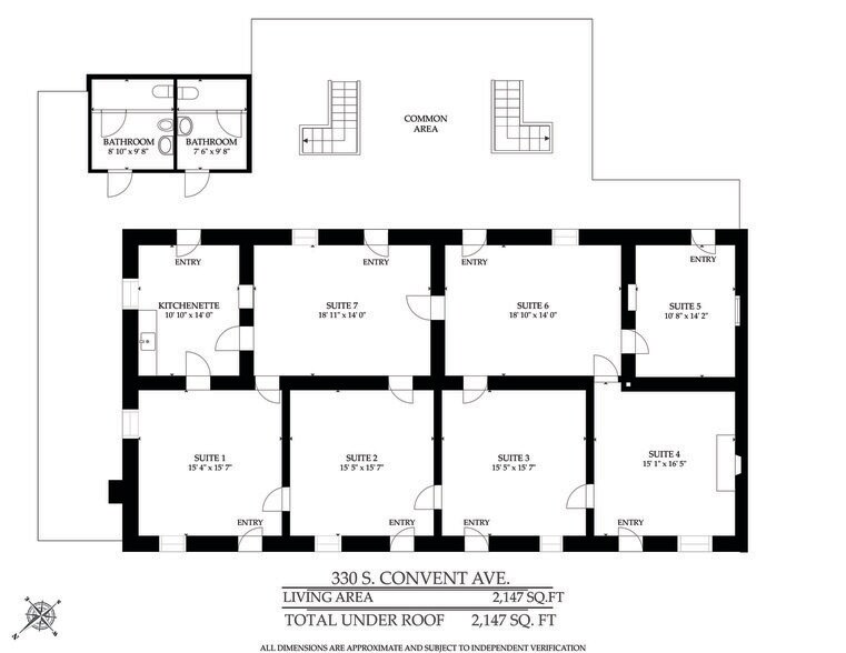 330 S Convent Ave, Tucson, AZ à louer - Photo de l’immeuble – Image 2 sur 6
