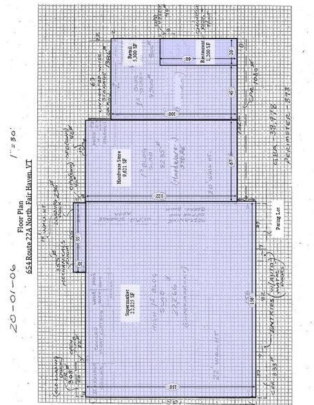 654 Route 22A N, Fair Haven, VT à vendre - Plan d’étage – Image 3 sur 3