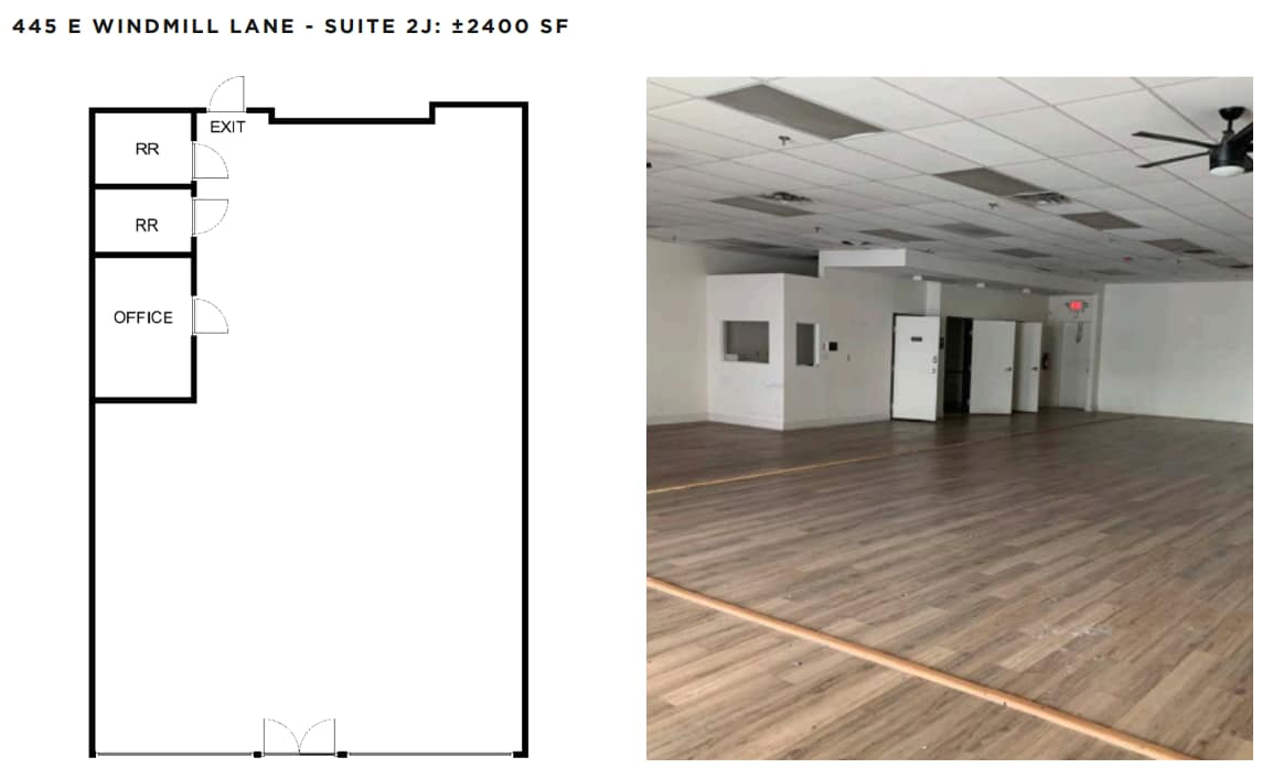 445-525 E Windmill Ln, Las Vegas, NV à louer Plan d’étage– Image 1 sur 1