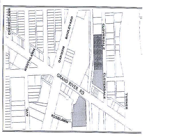 10709 Grand River Ave, Detroit, MI à vendre - Plan cadastral – Image 2 sur 8