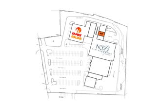 505-537 Plaza Cir, Garner, NC à louer Plan de site– Image 1 sur 1