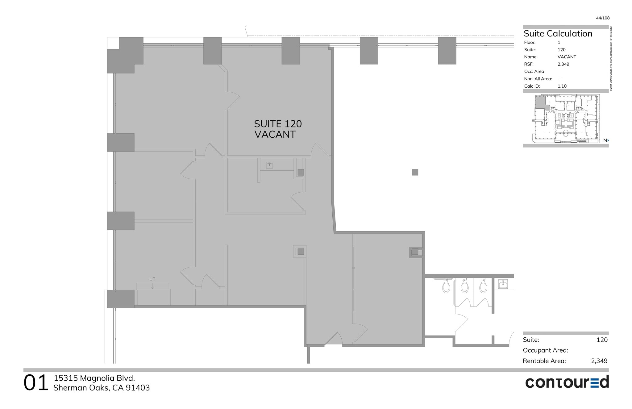 15315 Magnolia Blvd, Sherman Oaks, CA à louer Plan de site– Image 1 sur 1