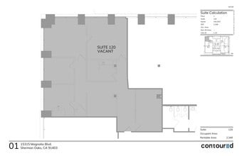 15315 Magnolia Blvd, Sherman Oaks, CA à louer Plan de site– Image 1 sur 1