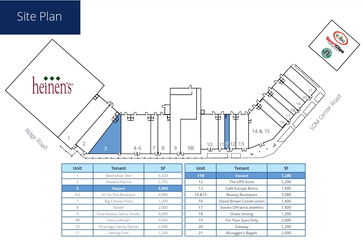 34601 Ridge Rd, Willoughby, OH à louer Plan de site– Image 1 sur 1