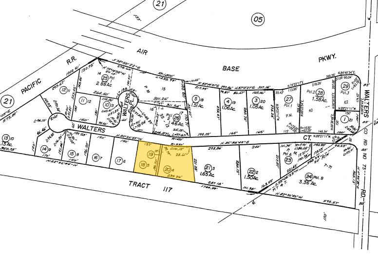 1889 Walters Ct, Fairfield, CA à vendre - Plan cadastral – Image 2 sur 2