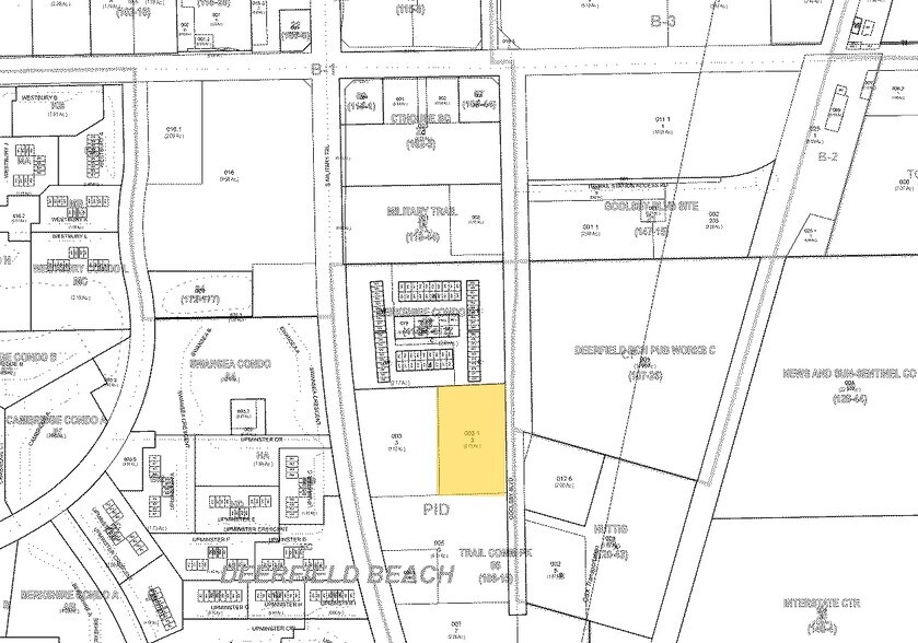 301-321 Goolsby Blvd, Deerfield Beach, FL à louer - Plan cadastral – Image 2 sur 5
