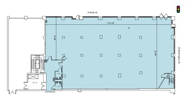 208 W Washington St, Chicago, IL à louer Plan d’étage– Image 1 sur 1