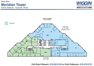 5100 E Skelly Dr, Tulsa, OK à louer Plan d’étage– Image 1 sur 1