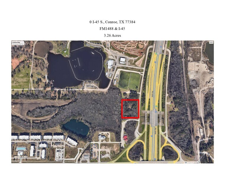0 Interstate 45 Hwy, Conroe, TX à vendre - Aérien – Image 1 sur 2