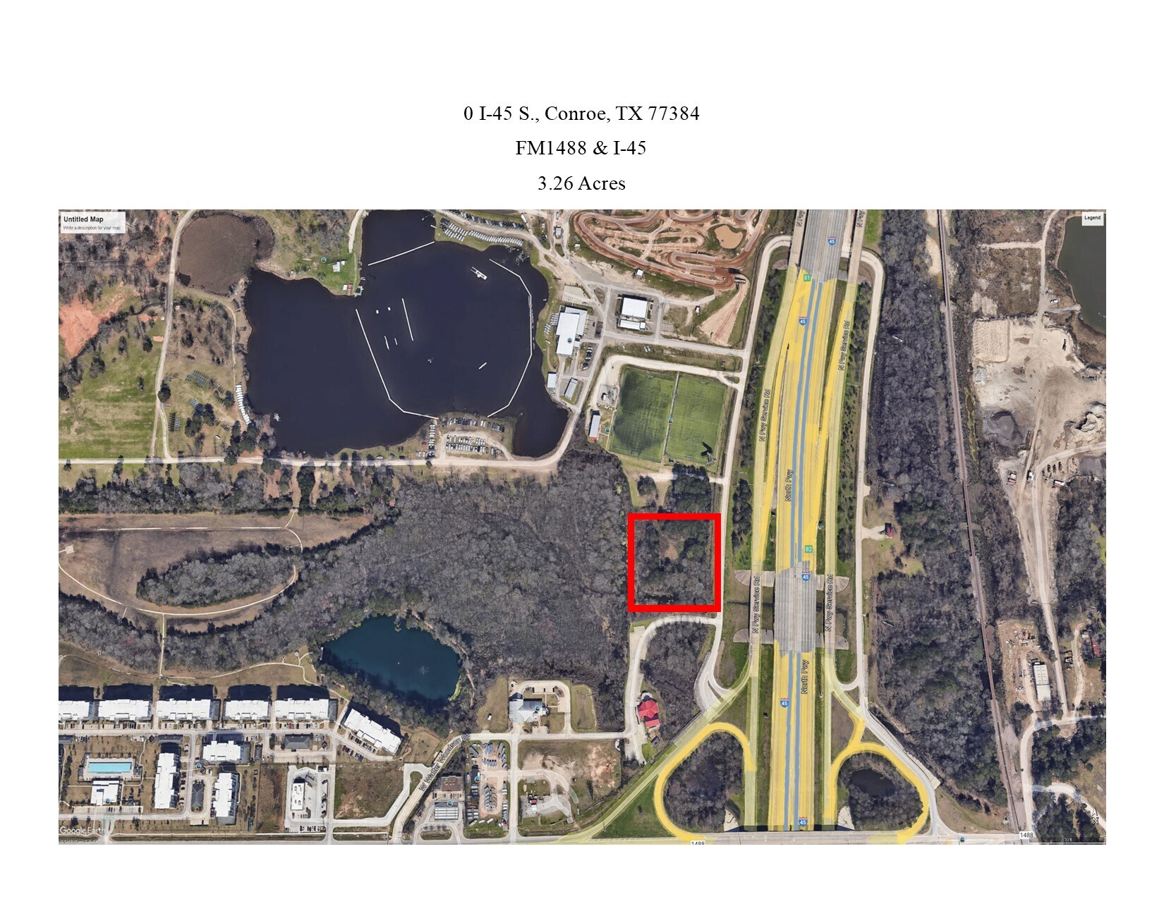 0 Interstate 45 Hwy, Conroe, TX à vendre Aérien– Image 1 sur 3