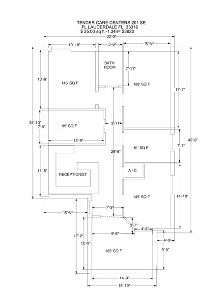 201 SE 19th St, Fort Lauderdale, FL à louer - Plan de site – Image 1 sur 2